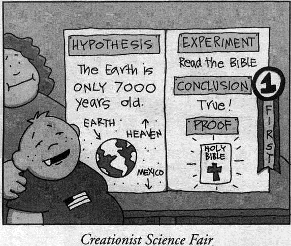 Creationist Science Fair Comic