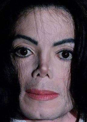 Photograph of Michael Jackson at age 42