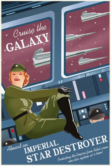 Star Wars Travel Posters Cruise Galaxy