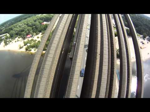 Climbing A Bridge In Kiev