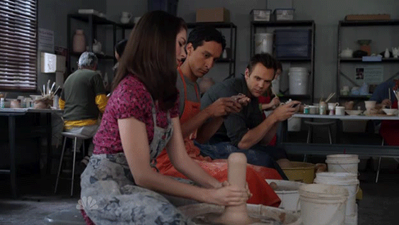 Alison Brie Learns Pottery GIF