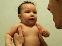 Cutest Crying Baby GIF