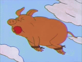 Flying Pig Simpsons GIFs