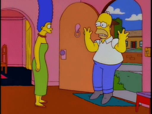 Homer Missing The Chili Cookoff SImpsons GIFs