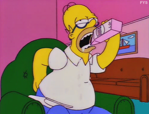 Image result for homer scratching his butt gif