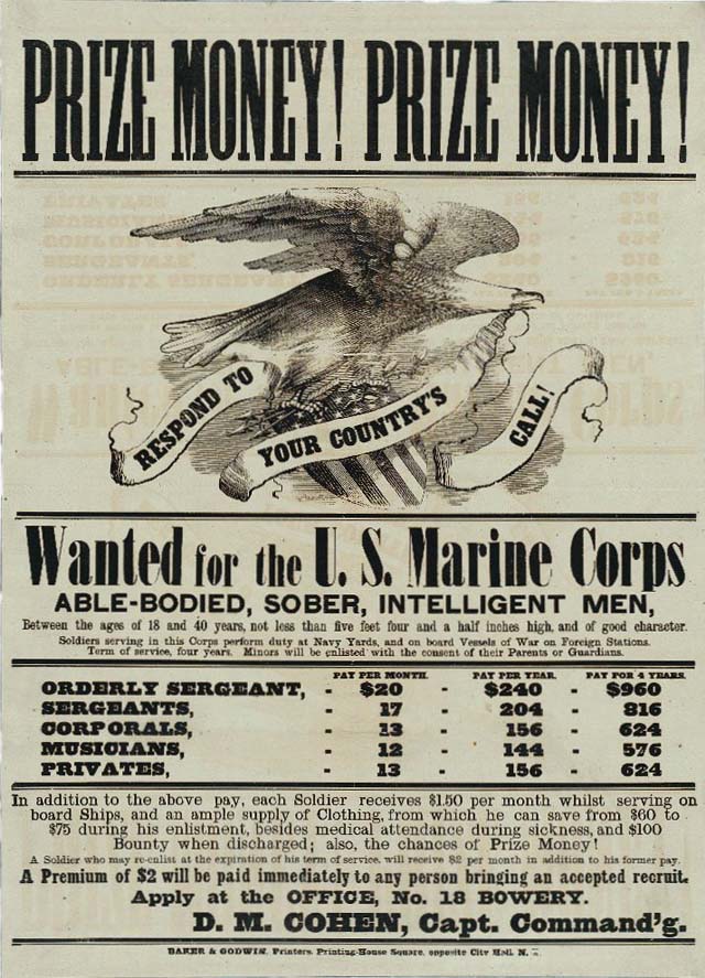us marines recruitment posters propaganda wanted 30 Incredible Vintage U.S. Marines Recruiting Posters
