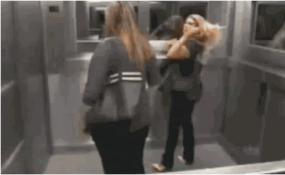 Terrified Reaction Elevator Prank