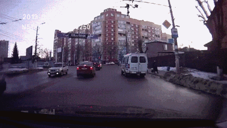 Meanwhile In Russia Jaywalking