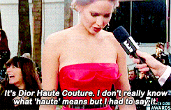 Jennifer Lawrence Explains Haute