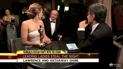 Jennifer Lawrence Meets Jack Nicholson