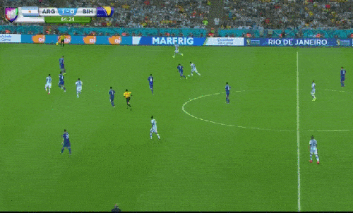 Messi's Goal Against Bosnia