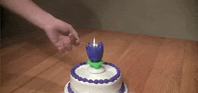 Oddly Satisfying Birthday Candles