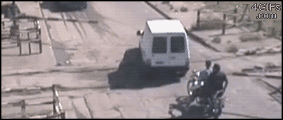 Holy Shit Train Tracks GIF