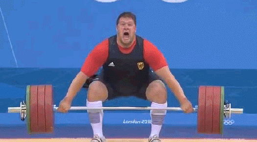 Best Olympic GIFs Matthias Steiner Weightlifting Fail