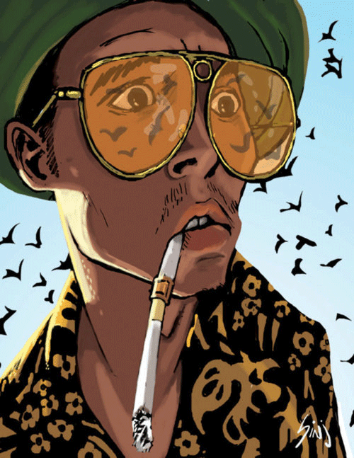 Fear and Loathing Hunter S. Thompson GIF