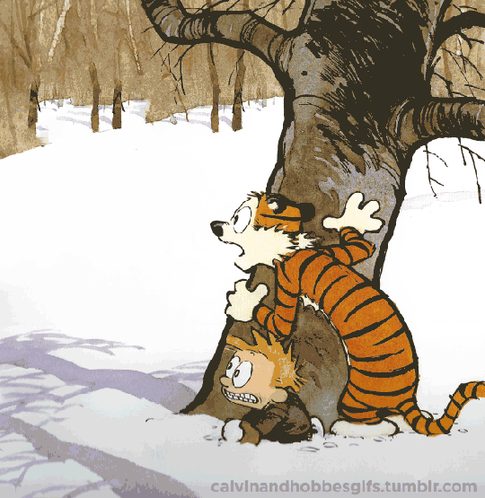Calvin and Hobbes Snow Monsters