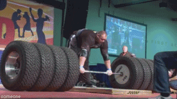 Lifting Tires Boss GIF