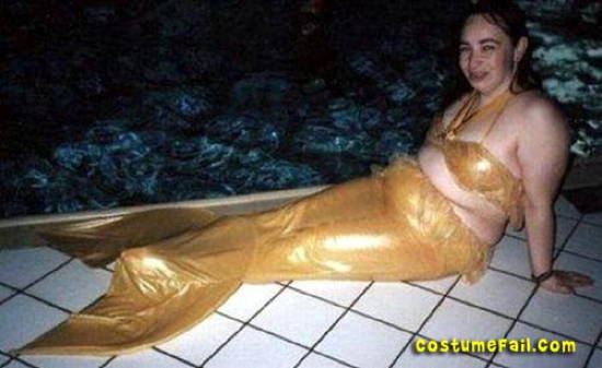 Mermaid Halloween Costume Fails