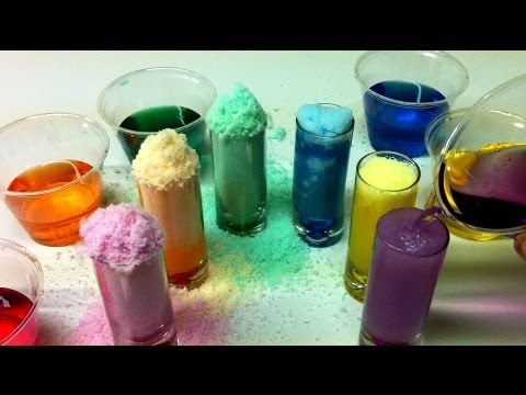 Making An Instant Rainbow Of Snow