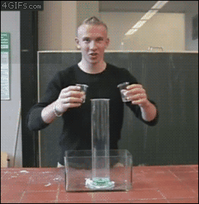 Hydrogen Peroxide Mixed With Potassium Iodide GIF