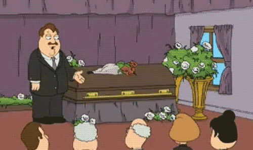 Quagmire At A Funeral GIF