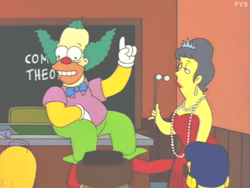 Krusty Teaches Comedy Class