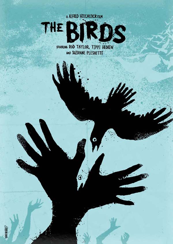 Hitchcock Movie Posters The Birds