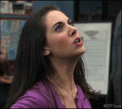 Hottest Alison Brie GIFs Rips Off Shirt