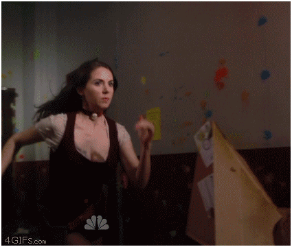 Hottest Alison Brie GIFs Sprinting and Bouncing