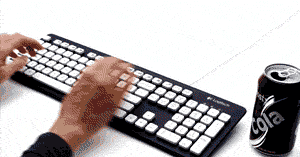 amazing-technology-gifs-waterproof-keyboard