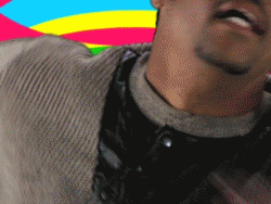 Turning Black And Doing Acid GIF