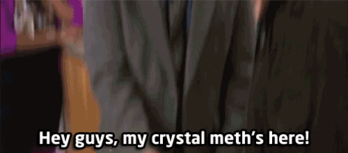 Greatest Office GIFs Creed Gets Some Meth