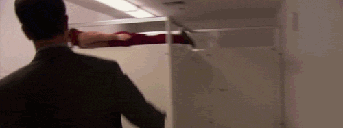 Dwight Schrute Planking GIF