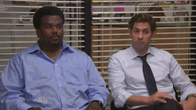 Jim And Darryl Share A Moment GIF