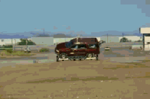 Ford Expedition Roll Over Test GIF