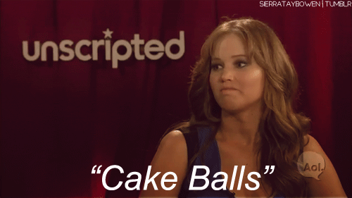Jennifer Lawrence GIFs Cake Balls