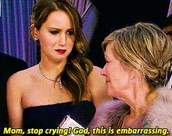 Jennifer Lawrence’s Mom Crying