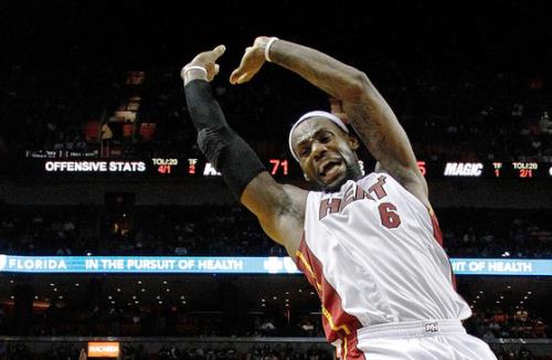 Lebron James Flopping