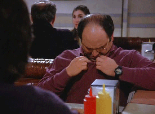 George Shirt Wiggle GIF