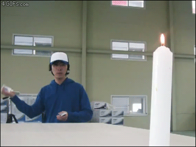 Putting Out A Candle Like A Boss GIFs