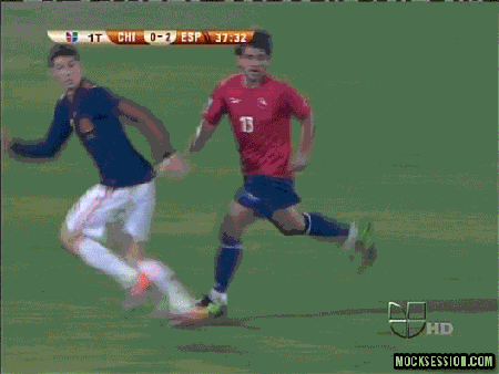Tripped in Soccer GIF