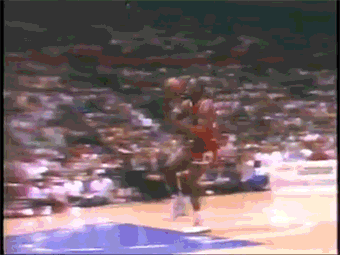 Michael Jordan Dunk GIF