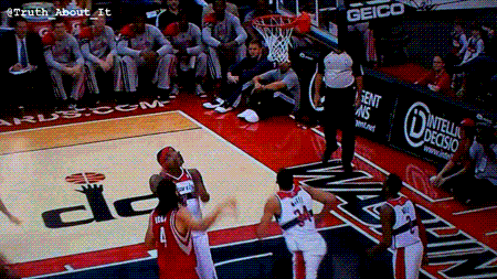 Chandler Parsons Posterizes McGee GIF