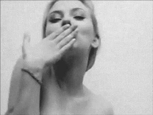 Scarlett Johansson Kiss GIF