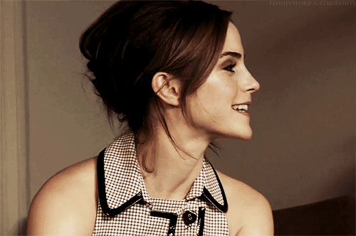 Emma Watson Laughing GIF