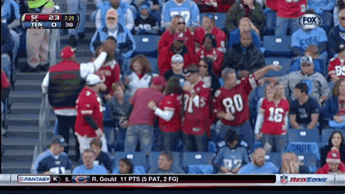 49ers Fan Gets Left Epically Hanging