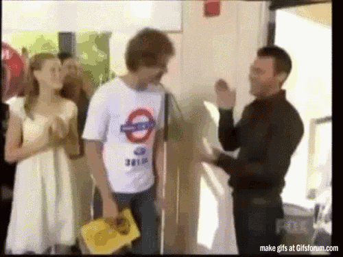 Ryan Seacrest Tries To High Five Blind Guy
