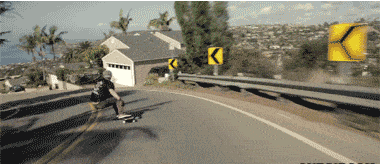 Epic Longboarding GIF