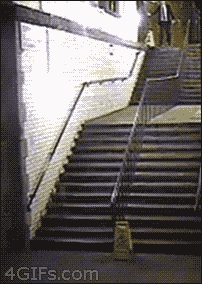 The Drunkest Man In The World Versus Stairs