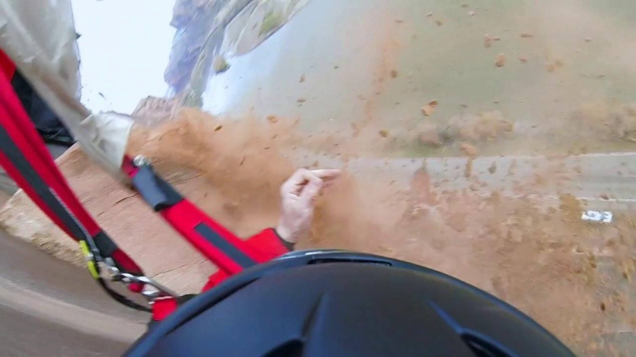 GoPro Video Of A Base Jumper Hitting A Cliff